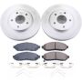 PowerStop CRK6492 Genuine Geomet Coated Rotor and Low-Dust Ceramic Brake Pad Kit