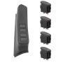 Rugged Ridge A-Pillar 4 Switch Pod Kit Black RHD 07-10 Jeep Wrangler