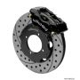 Wilwood 140-15912-D Dynalite Front Big Brake Kit 11.00in SRP Drilled & Slotted Rotors - Black