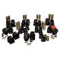 Energy Suspension 00-04 Ford Excursion 4WD Black Hyper-flex Master Bushing Set