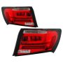 SPYDER 5087973 LED Tail Lights - Red Clear