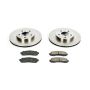 PowerStop KOE1576 OE Stock Replacement Low-Dust Ceramic Brake Pad and Rotor Kit