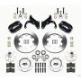 Wilwood 140-12045 Forged Dynalite Front Kit 12.19in 69-70 Impala Drum/Disc 69-82 Vette