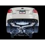 AWE Tuning 3015-42098 2015+ Subaru WRX VA Sedan Touring Edition Exhaust - Chrome Silver Tips (102mm)