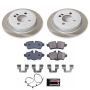 PowerStop SC8871 Semi-Coated Rotor and Low-Dust Ceramic Brake Pad Kit