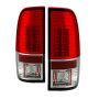 SPYDER 5029195 LED Tail Lights - Version 2 - Red Clear