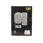 OMP RACING, INC. OMPOA0-1863 3 Pedal Set Sandblasted Aluminum