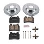 PowerStop K4681 Z23 Daily Driver Carbon-Fiber Ceramic Brake Pad and Drilled & Slotted Rotor Kit