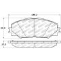 StopTech Performance 10 Lexus HS 250h / 09 Pontiac Vibe 1.8L / 08-09 Scion xB/xD Front Brake Pads