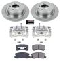 PowerStop KCOE1630A OE Stock Replacement Low-Dust Ceramic Brake Pad, Rotor and Caliper Kit
