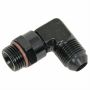 FRAGOLA FRG499208-BL #8 x 3/4-16 90 Deg Swivel Adapter Black