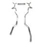 Stainless Works CA6714S Chevy Camaro 1967-68 Exhaust BB Stainless System