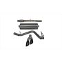 CORSA Performance 14873BLK Corsa 14-19 GMC Sierra/Chevy Silv 1500 Crew Cab/Short Bed 5.3L V8 Black Sport Single Side CB Exhaust