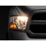 Raxiom R118018 09-18 Dodge RAM 1500 Axial OEM Rep Headlights w/ Single Bulb- Chrome Housing (Clear Lens)