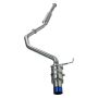 Remark RK-C1076S-01TFC 15-21 Subaru WRX STI R1 Spec Cat-Back Exhaust Single Exit - Full Titanium (Resonated)