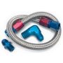 EDELBROCK EDE8122 22in Braided Fuel Line Kit