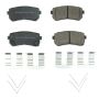 PowerStop 17-6010 PowerStop - Z17 Low-Dust Ceramic Brake Pads with Hardware