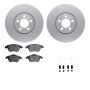 Dynamic Friction 4612-74012 Rotor Kit