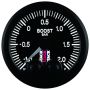 AutoMeter ST3511 Stack 52mm -1 to +2 Bar (Incl T-Fitting) Pro-Control Boost Pressure Gauge - Black