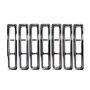 Rugged Ridge Grille Inserts Chrome 97-06 Jeep Wrangler