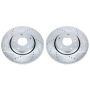 PowerStop JBR1745XPR PowerStop Evolution Performance Drilled, Slotted & Plated Brake Rotor Pair
