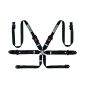 SPARCO 04818RH1NR BELT 6 PNT 3 to 2in HANS STEEL
