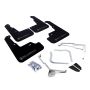 Rally Armor MF32-UR-BLK/GRY-X Black Mud Flap/Altered Font Grey Logo