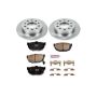PowerStop KOE170 OE Stock Replacement Low-Dust Ceramic Brake Pad and Rotor Kit