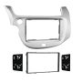 Metra 95-7877S 2009 - 2013 Honda Fit Dash Kit Double Din for Radio Install Silver