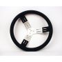 LONGACRE LON52-56801 15in Steering Wheel Blk Alum Smooth Grip