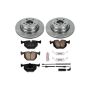 PowerStop KOE5734 OE Stock Replacement Low-Dust Ceramic Brake Pad and Rotor Kit