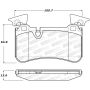 Stoptech 308.13730 Street Brake Pads - Front