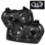 SPYDER 5009203 Projector Headlights - LED Halo - Smoke