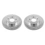 PowerStop JBR1549XPR PowerStop Evolution Performance Drilled, Slotted & Plated Brake Rotor Pair