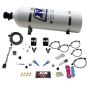 Nitrous Express 20315-15 DODGE EFI FULL RACE (100-150-200-300HP) DUAL NOZZLE WITH 15LB BOTTLE