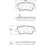 Stoptech 308.14450 Street Brake Pads