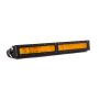 Diode Dynamics DD5045S 12 In LED Light Bar Single Row Straight - Amber Wide Each Stage Series