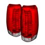 SPYDER 5032478 LED Tail Lights - Red Clear