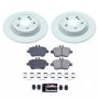 PowerStop CRK7377 Genuine Geomet Coated Rotor and Carbon-Fiber Ceramic Brake Pad Kit