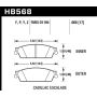 Hawk Performance HB568Z.666 Performance Ceramic Disc Brake Pad