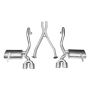 CORSA Performance 14962 Corsa 1997-2004 Chevrolet Corvette C5 Z06 5.7L V8 Polished Xtreme Cat-Back + XO Exhaust