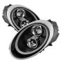 SPYDER 5080134 Projector Headlights - DRL LED - Black