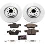 PowerStop CRK6840 Genuine Geomet Coated Rotor and Carbon-Fiber Ceramic Brake Pad Kit