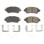 PowerStop 17-2038 PowerStop - Z17 Low-Dust Ceramic Brake Pads with Hardware