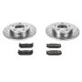 PowerStop K790 Z23 Daily Driver Carbon-Fiber Ceramic Brake Pad and Drilled & Slotted Rotor Kit