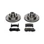PowerStop K1985 Z23 Daily Driver Carbon-Fiber Ceramic Brake Pad and Drilled & Slotted Rotor Kit