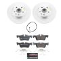 PowerStop ESK8110 Genuine Geomet Coated Rotors, ECE-R90 Brake Pads + Hardware Kit