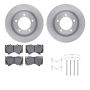 Dynamic Friction 6512-76671 Rotor Kit