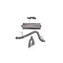 CORSA Performance 14859 Corsa 2015-2020 ack Exhaust Sport 3in Single Side Twin Polished 4in Tips 2015 Chevy Tahoe/GMCYukon