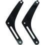 Kuryakyn 7086 Fixed Mounts Multi-Purpose Driver & Passenger Backrest 18-Up Softail Black